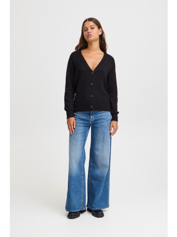 ICHI Strick-Cardigan langarm IHKAMARA Loose fit in Black