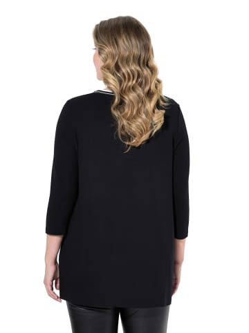 MIAMODA Bluse in schwarz