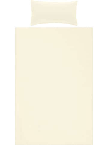 Erwin Müller Seersucker Bettwäsche Rosenheim in creme