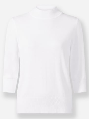 WITT WEIDEN Stehkragen-Pullover in ecru