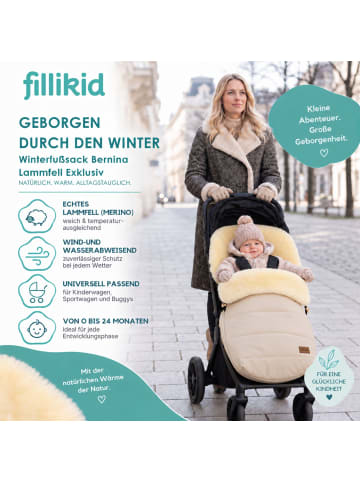 fillikid Winterfußsack Bernina Lammfell Exklusiv in Natur