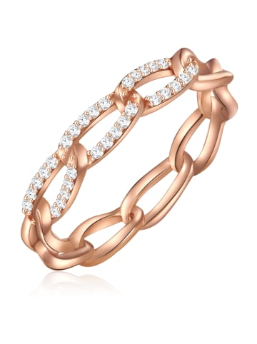 Glanzstücke München Ring Sterling Silber roségold Zirkonia weiß in roségold