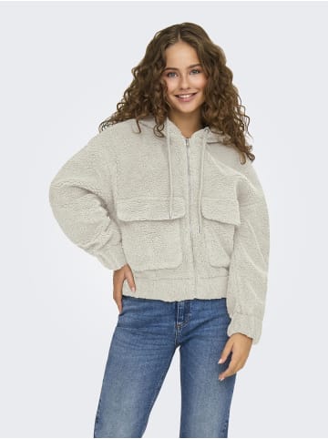 ONLY Teddyfell Jacke in Pumice Stone