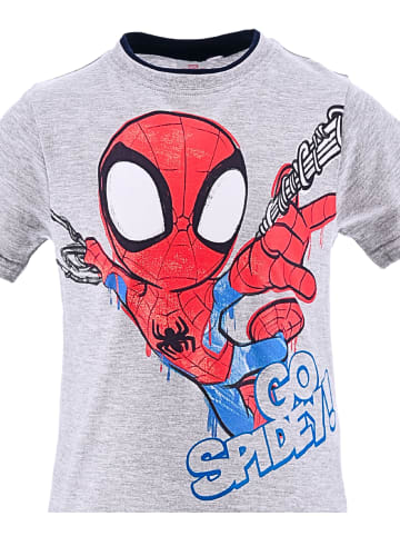 Spiderman 2tlg.Outfit T-Shirt & Shorts Spidey in Grau