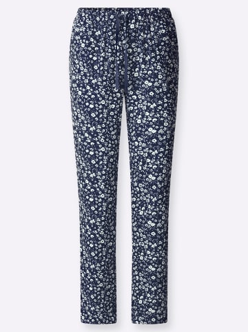 Sieh an! Schlupfhose in marine-weiß-bedruckt