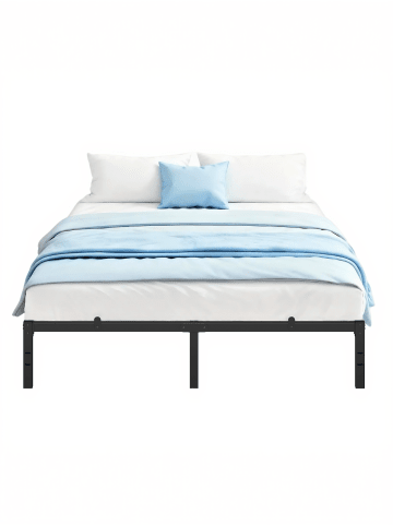 VASAGLE Bettgestell Conner in Schwarz - (B)160 x (H)35.6 x (T)200 cm