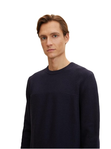 Tom Tailor Strickpullover für Herren in marineblau