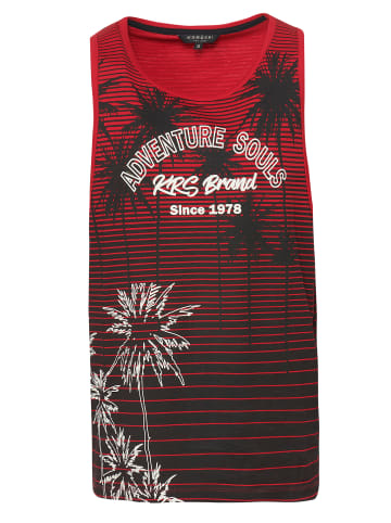 KOROSHI Tank Top Shirt in rot