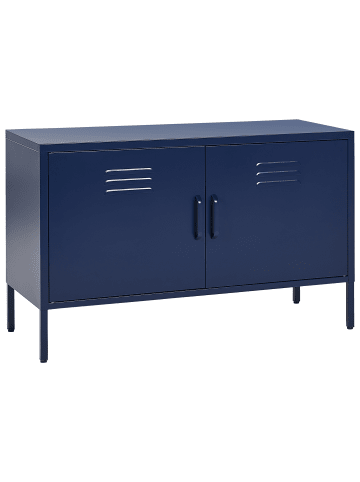 Beliani Büroschränke URIA in Blau - (W) 100 x (H) 65 x (L) 40 cm