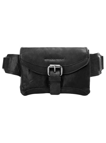 SPIKES & SPARROW Gürteltasche in schwarz