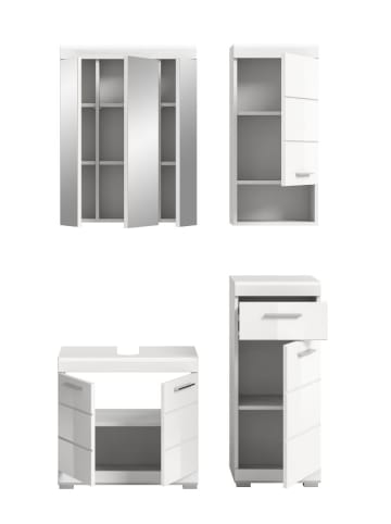 ebuy24 Weiß 112 x 34 cm