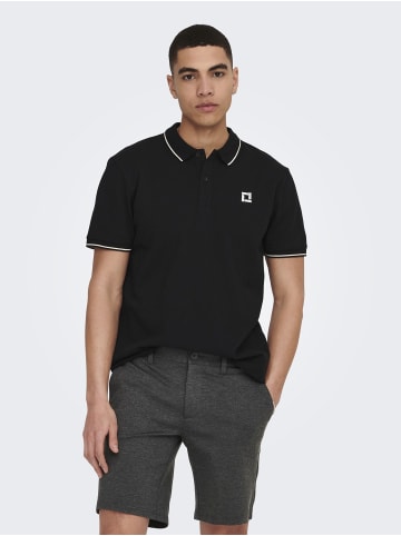 ONLY & SONS Polo in Black