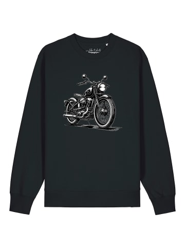 wat? Apparel Sweatshirt Classic Motorrad in Schwarz