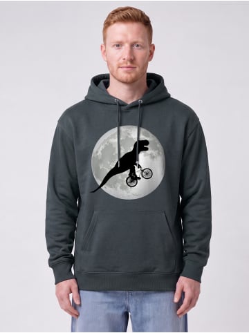 wat? Apparel Sweatshirt Flying TRex in India Ink Grey