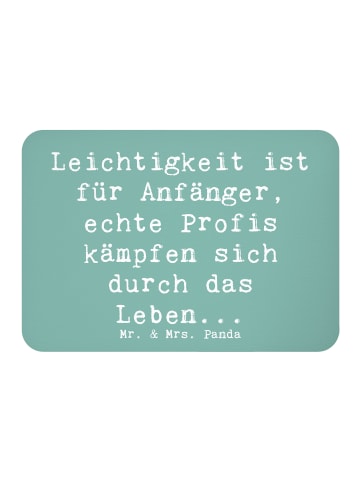 Mr. & Mrs. Panda Magnet Spruch Leichtigkeit für Profis mit Spruch in Meeresbrise