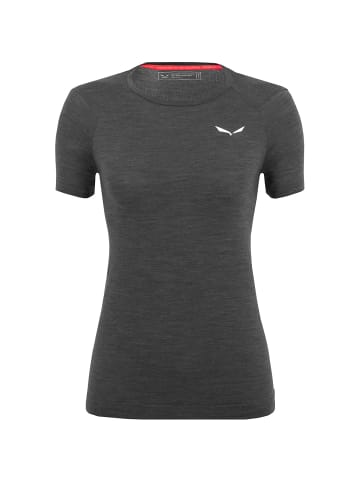 Salewa W ZEBRU FRESH ALPINEMERINO RESPONSIVE T-SHIRT in Schwarz