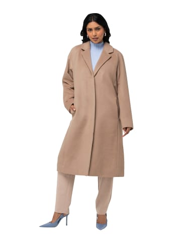 Ulla Popken Wolljacke in sand