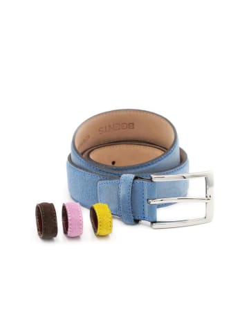 BGents Gürtel für Herren in hell-blau