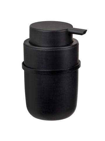 Wenko Seifenspender CARPINO in Schwarz, (B) 8 x (H) 13 x (L) 10 cm