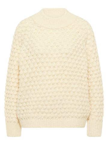 IZIA Strickpullover in Wollweiss