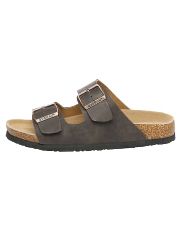 EVERAU Australia Leder Sandalen Duck in Braunes geöltes Leder