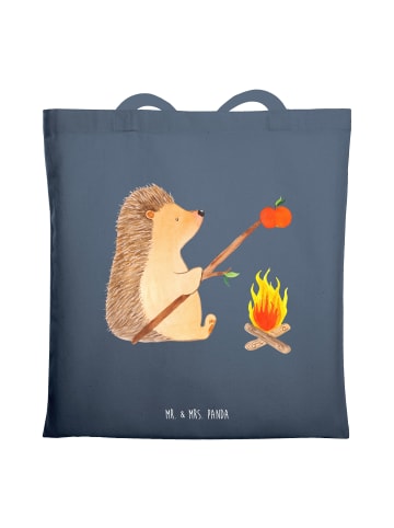 Mr. & Mrs. Panda Umhängetasche Igel Grillen ohne Spruch in Indigo Blue