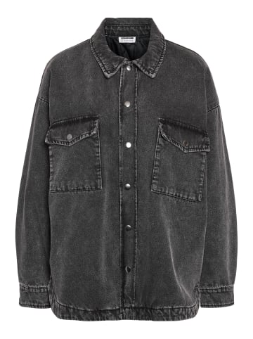 Noisy may Overshirt in Dark Grey Denim