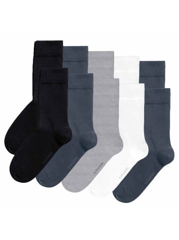 Björn Borg Socken 10er Pack in Schwarz/Grau