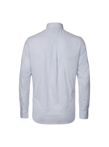 Gant Langarmhemd Reg Classic Poplin Stripe in hellblau
