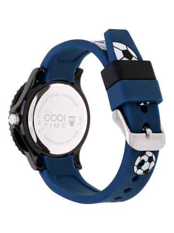 Cool Time Armbanduhr The Cool New Soccer in blau
