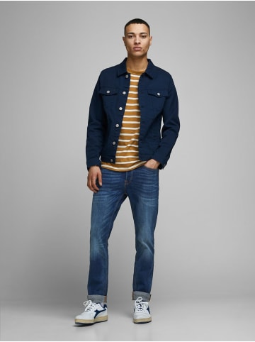 Jack & Jones Jeans TIM Straight Legs Flat Front TIM ORIGINAL in Dunkelblau-2