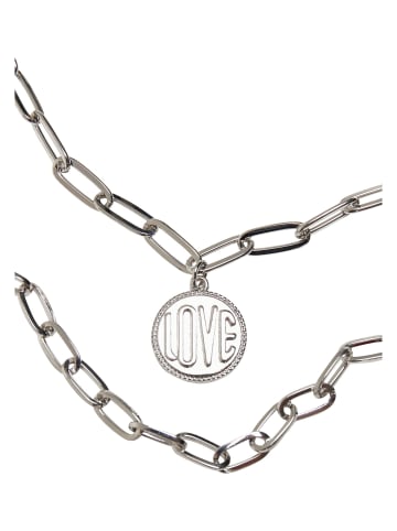 Urban Classics Halsketten in silver
