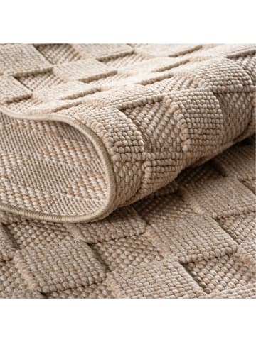 Teppich Boss Kurzflor Teppich Helix 2203, Läufer - Beige