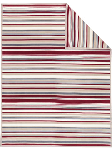 Erwin Müller Baumwollmischung Wohndecke Forio in rot