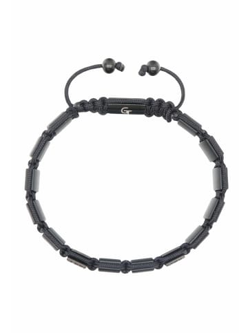 GT COLLECTION Armband Flat-Bead in schwarz