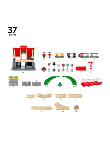 Brio Brio Kreativität Großes City Bahnhof Set in bunt