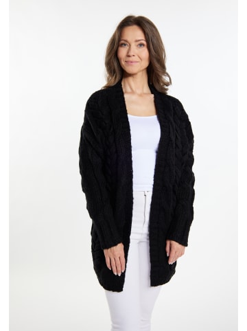 usha WHITE LABEL Cardigan in Schwarz