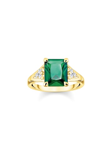 Thomas Sabo Ring in gold, weiß, grün