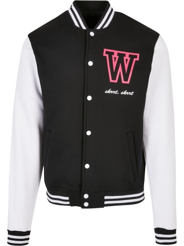 Mister Tee College Jackets in blk/wht