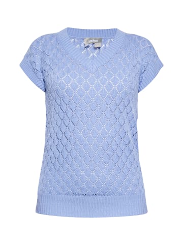 Usha Damen Pullover in TAUBENBLAU