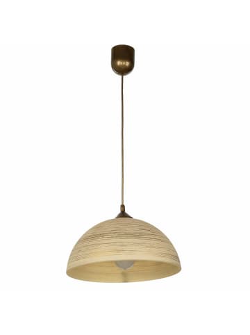 Licht-Erlebnisse Pendelleuchte Ø 30 x (T)60 cm in GoldGold