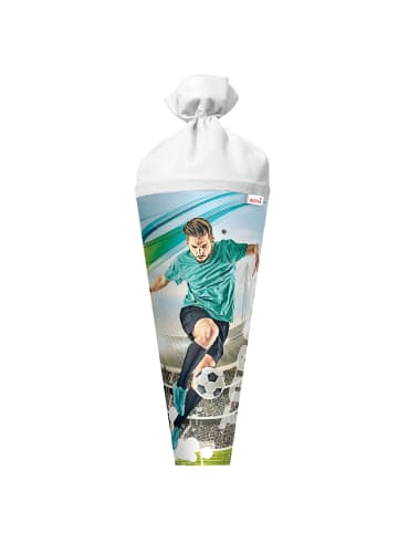 ROTH Schultüte groß Fußballstar 70 cm, Sound in Bunt