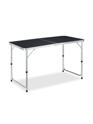 relaxdays Campingtisch in Silber/Grau - (B)80 x (T)60 cm