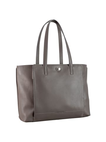 Leonhard Heyden Nizza Shopper Tasche Leder 40 cm in taupe