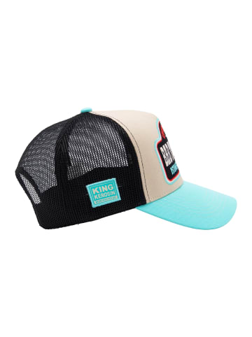 King Kerosin King Kerosin Trucker Cap Bad to the Bones in beige