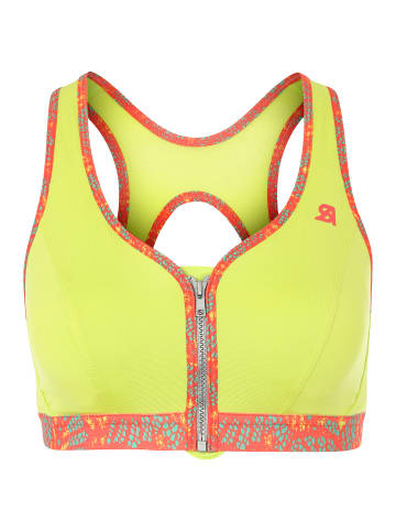 Shock Absorber Sport-BH Active Front Zip in gelb / rot