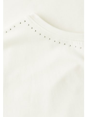 Cecil T-Shirt mit Dekosteinen in Weiß