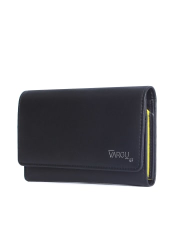 VARGU Echtleder Geldbörse NUME 1 in black