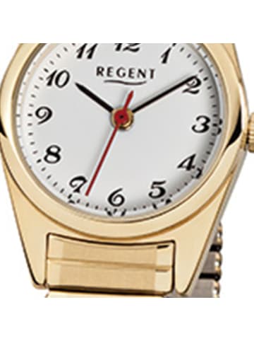 Regent Armbanduhr Regent Zugarmband gold klein (ca. 22mm)