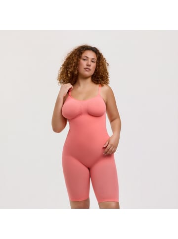 CFAB Figurformender Body mit Shorts in Koralle